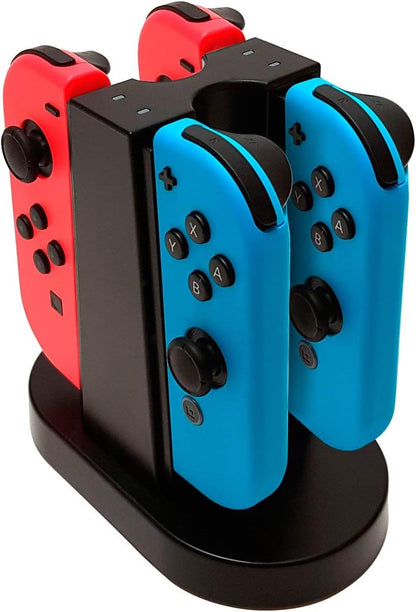 Nintendo Switch - Quad Charging Station für Joy-Con Controller/Ladestation für 4 Joy-Con Controller