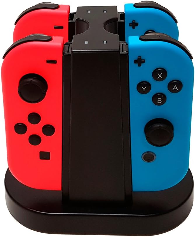 Nintendo Switch - Quad Charging Station für Joy-Con Controller/Ladestation für 4 Joy-Con Controller
