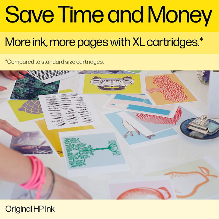 HP T6N03AE 303XL High Yield Original Ink Cartridge, Tri-color, Single Pack