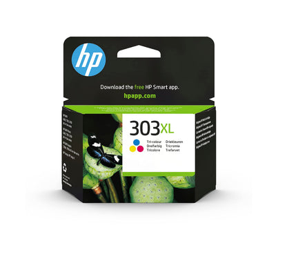 HP T6N03AE 303XL High Yield Original Ink Cartridge, Tri-color, Single Pack