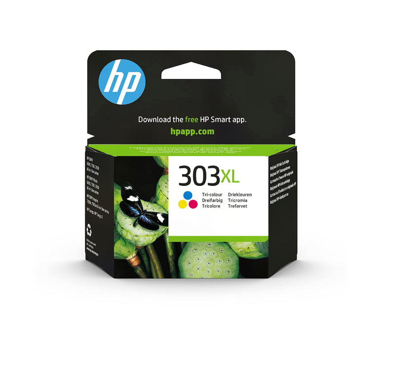 HP T6N03AE 303XL High Yield Original Ink Cartridge, Tri-color, Single Pack