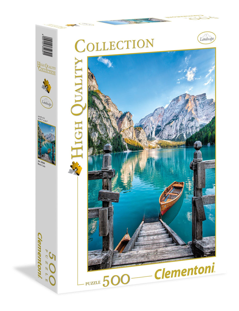 Clementoni - 35039 - Collection - Braies Lake - 500 Pieces, Multi-Colour, 6 (EU