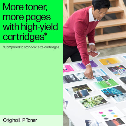 HP CF542A 203A Original LaserJet Toner Cartridge, Yellow, Single Pack