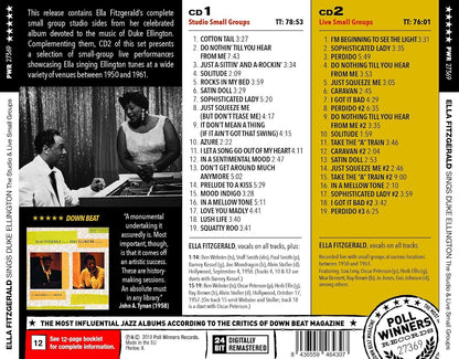 Sings Duke Ellington: The studio & live small groups
