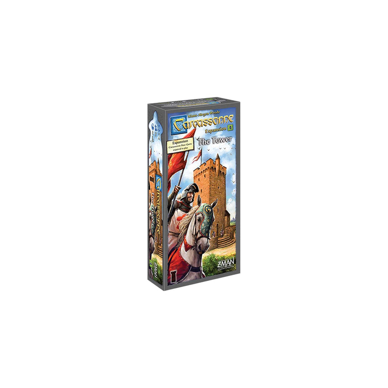 Z-Man Games, Carcassonne The Tower: Carcassonne, Board Game EXPANSION 4, Ages 7 and up, 2 - 6 Players, 45 Minutes Playing Time
