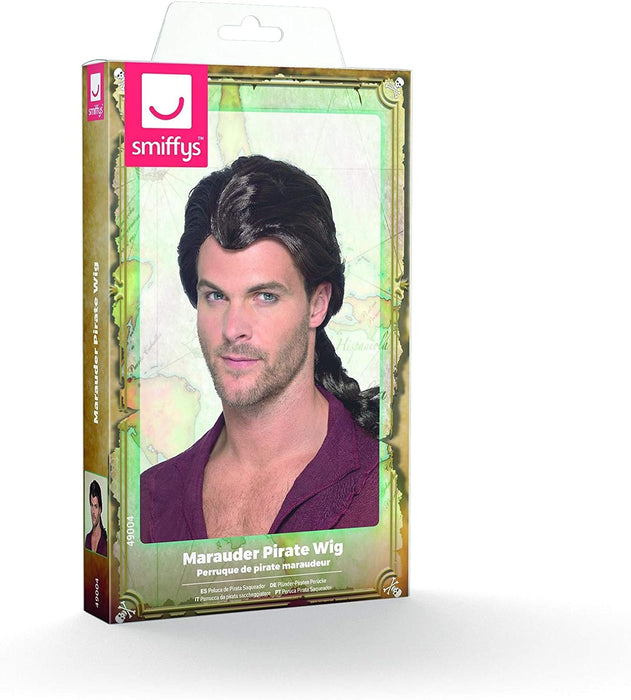 Smiffys Marauder Pirate Wig Size: One Size