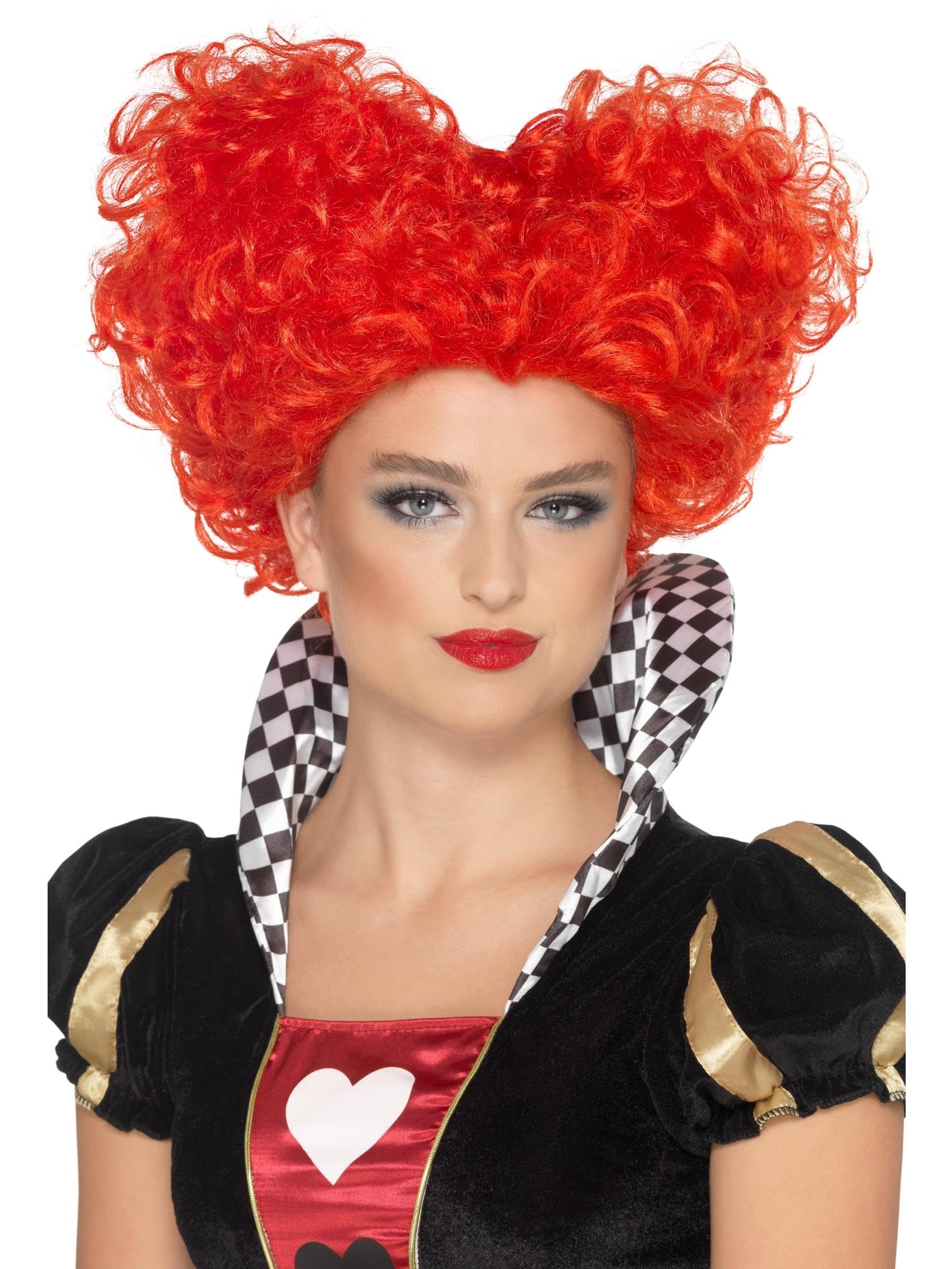 Smiffys Heart Wig, Red