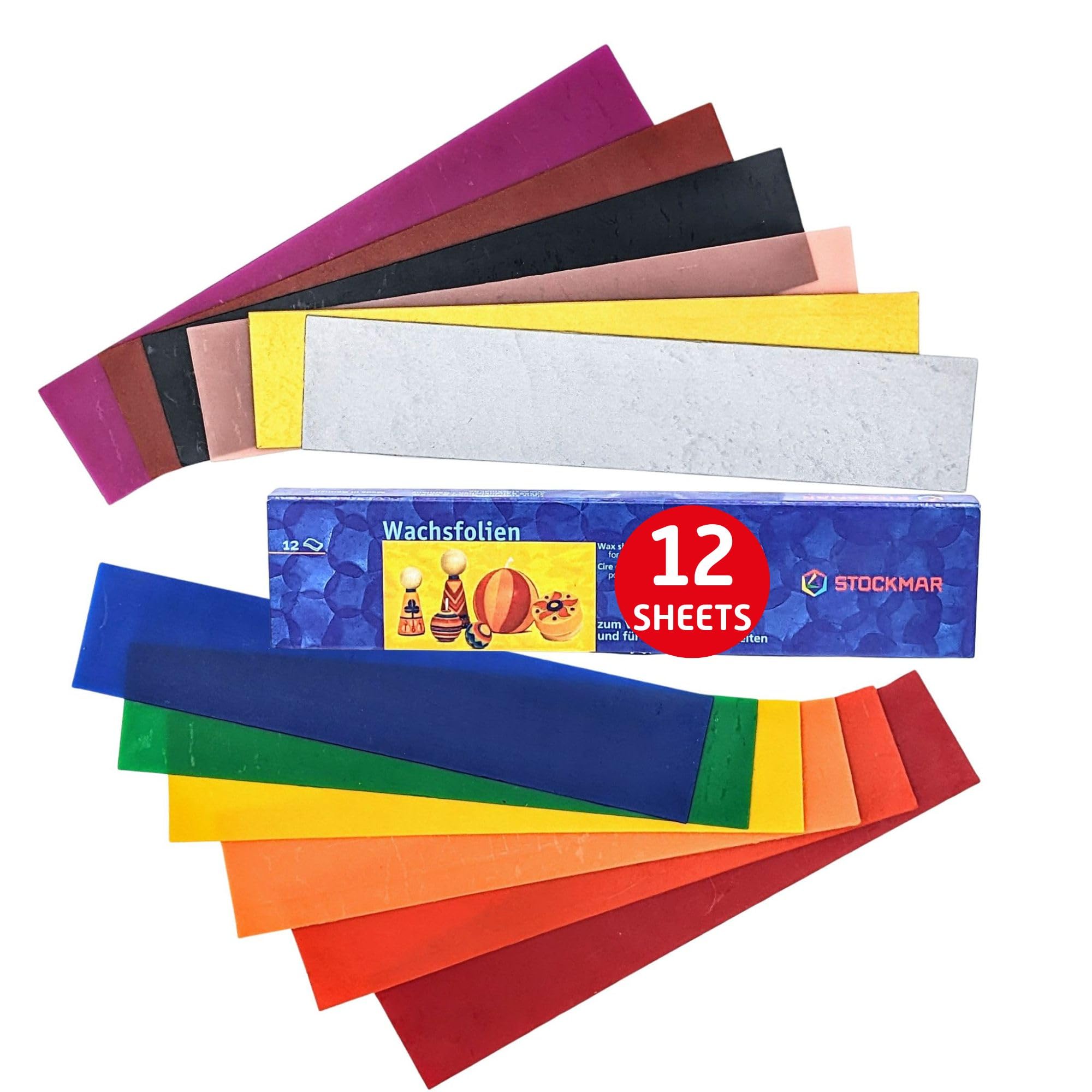 STOCKMAR Wax foils - 12 colours