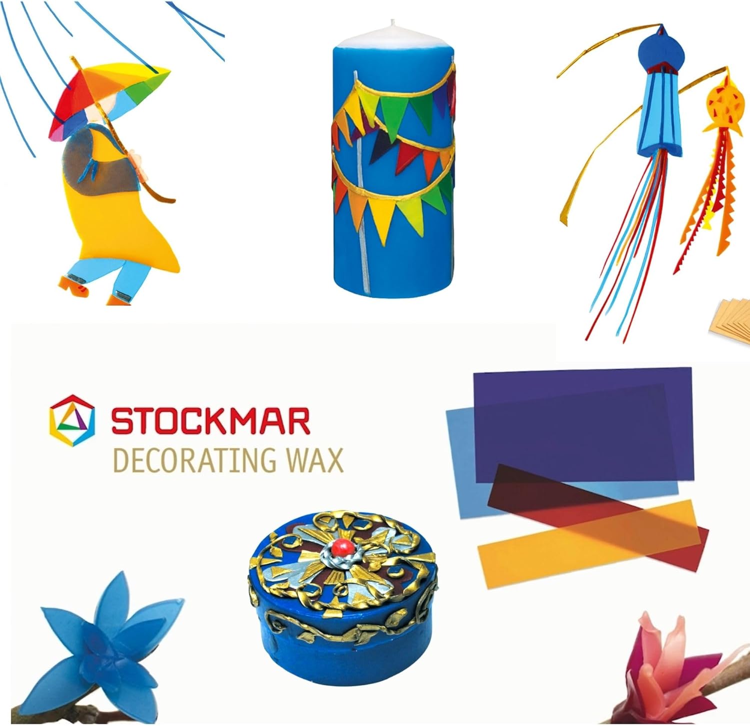 Stockmar Wax sheets 20x4cm in 18 colors