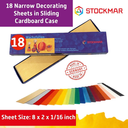 Stockmar Wax sheets 20x4cm in 18 colors