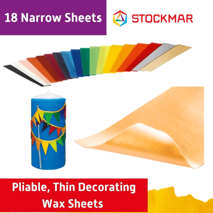 Stockmar Wax sheets 20x4cm in 18 colors