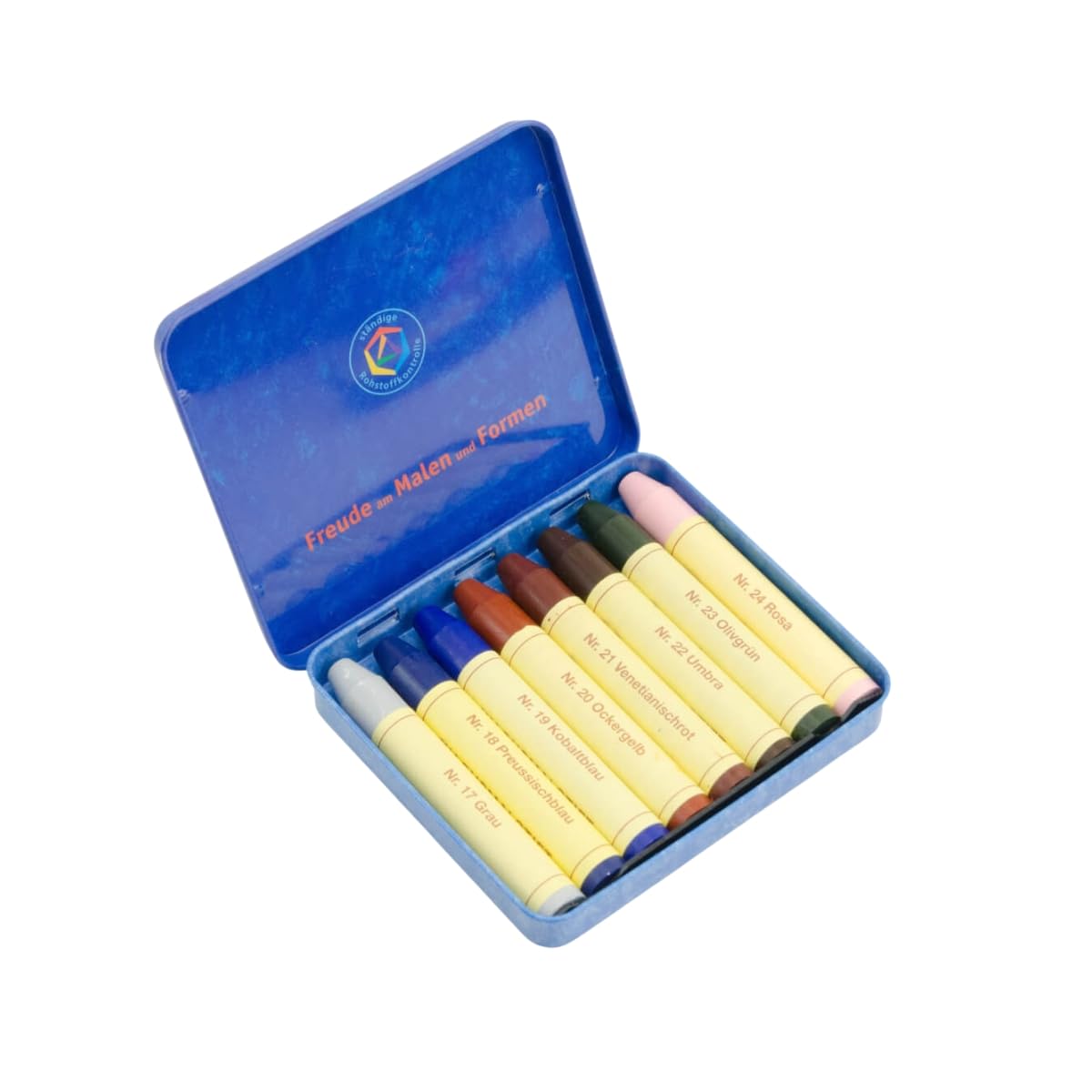 61014 8 colors canned Stockhausen Marr beeswax crayons stick (japan import
