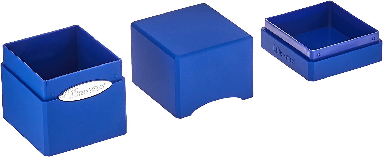 Ultra Pro 330575 DECKBOX Satin Tower C6 Card Game (Blue) Blue / Blue
