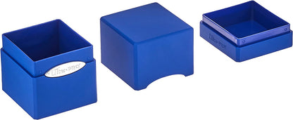 Ultra Pro 330575 DECKBOX Satin Tower C6 Card Game (Blue) Blue / Blue