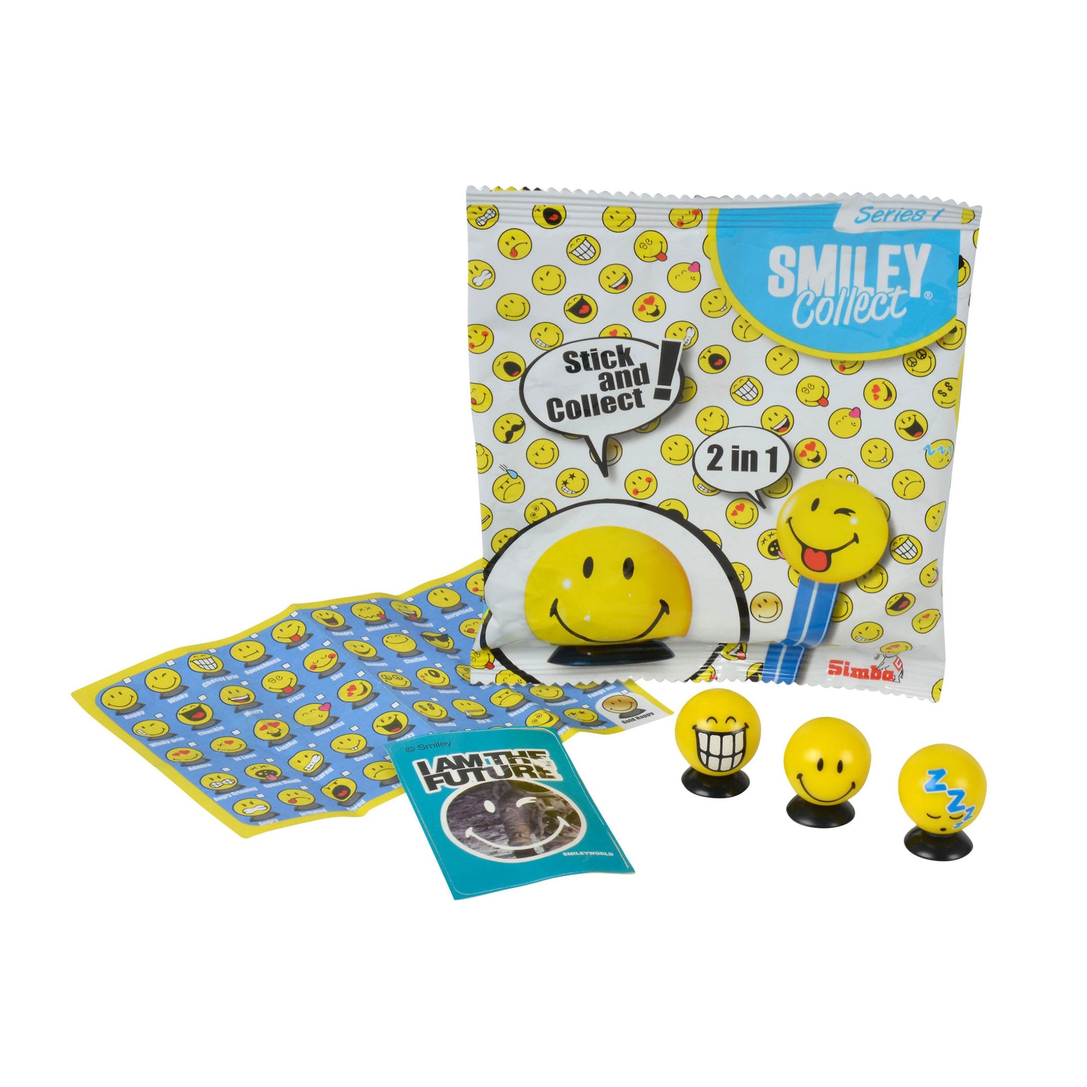 Simba 109363047 Smiley Collectable Figures, 50 Assortments, Unisex Child