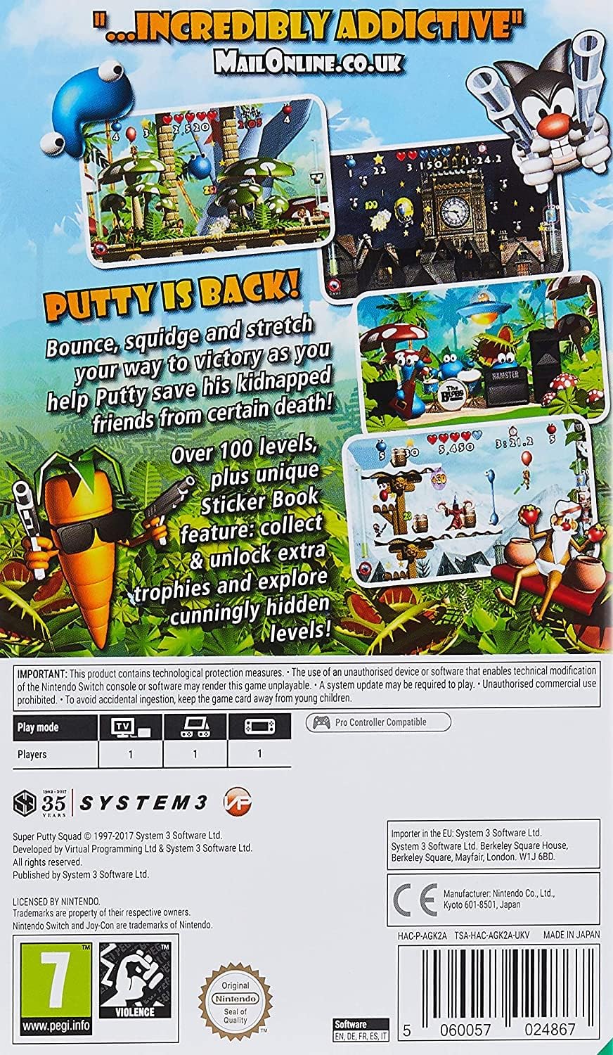 Super Putty Squad (Nintendo Switch