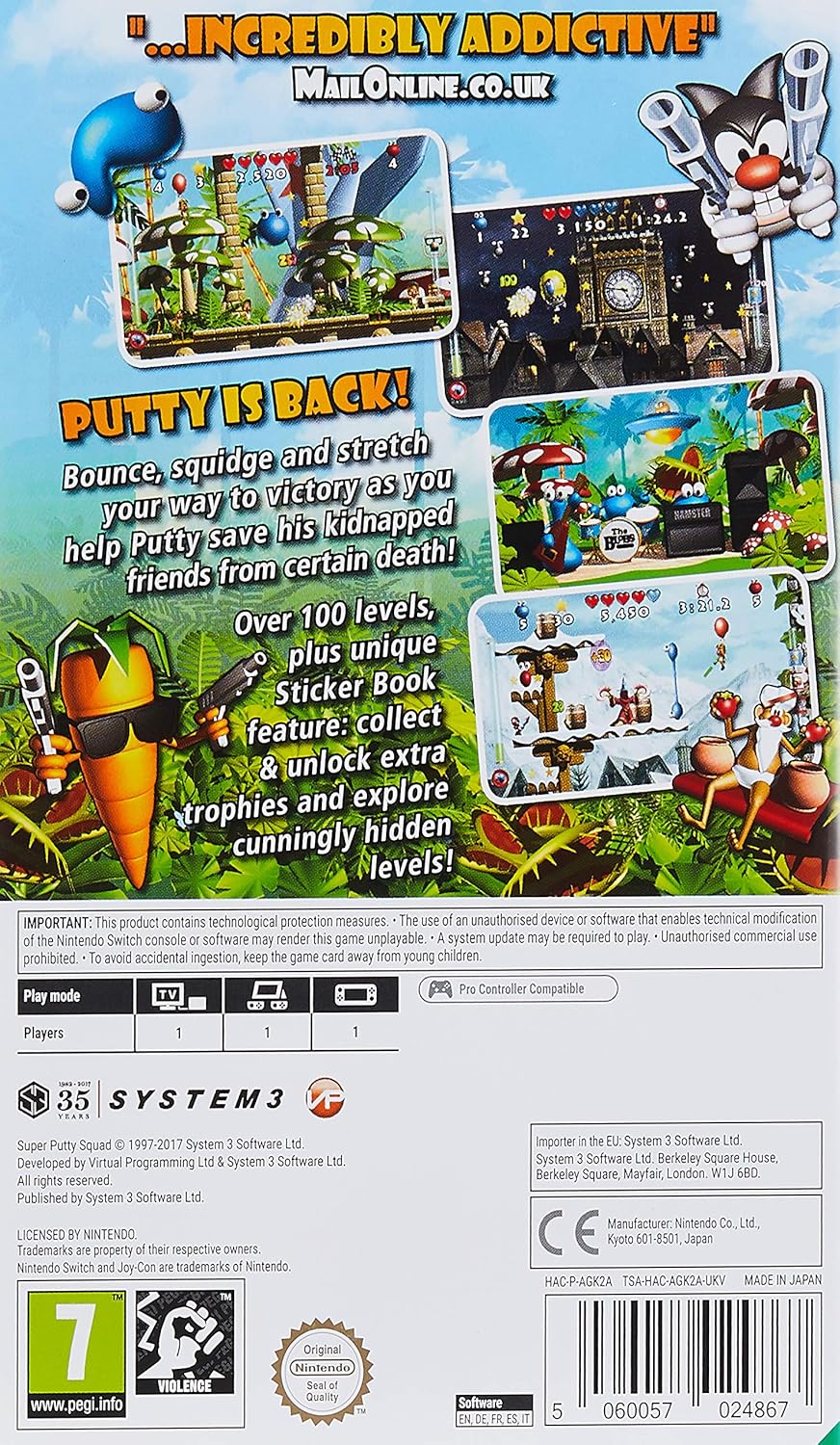 Super Putty Squad (Nintendo Switch