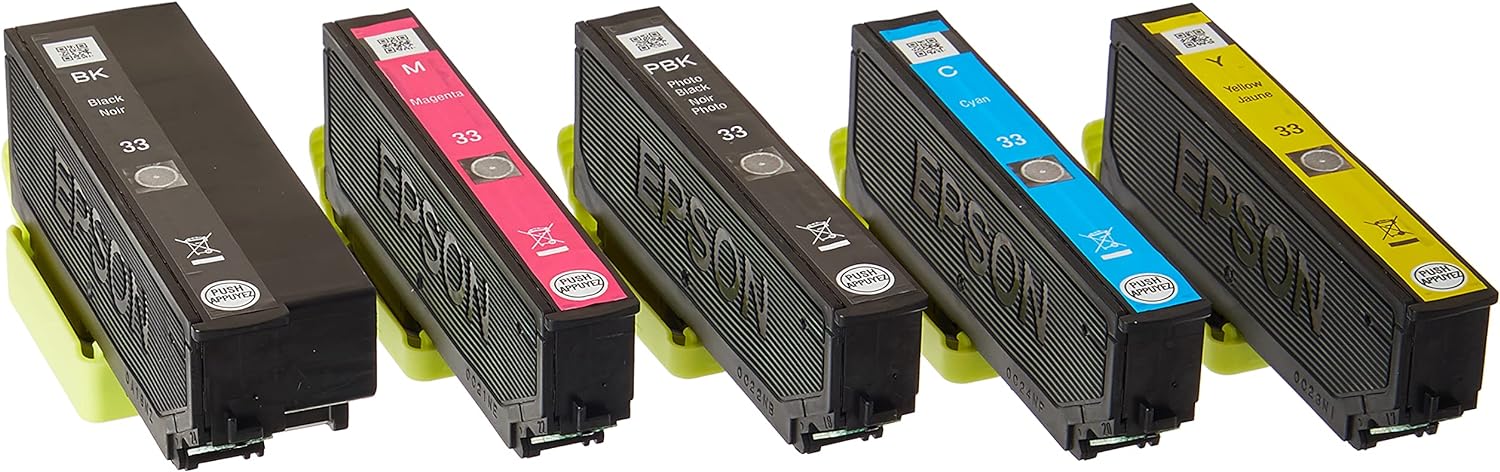 Epson Inkjet Cartridges, Black/Yellow/Magenta/Cyan