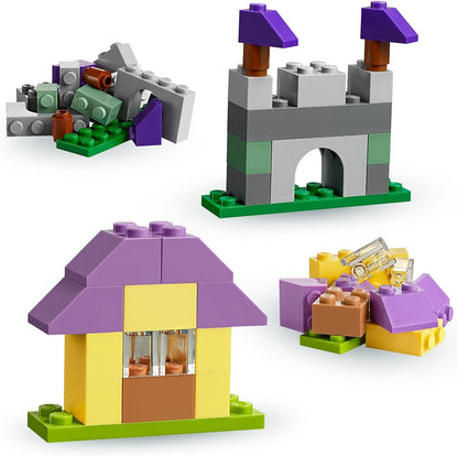 LEGO 10713 Classic Creative Suitcase, Toy Storage Case with Fun Colourful Building Bricks, Gifts for 4 plus Year old Kids, Boys & Girls