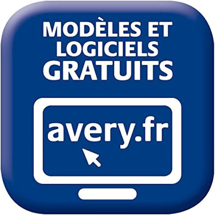 Avery J8676-25 Self-Adhesive Full Face CD Labels, 2 Labels Per A4 Sheet, White