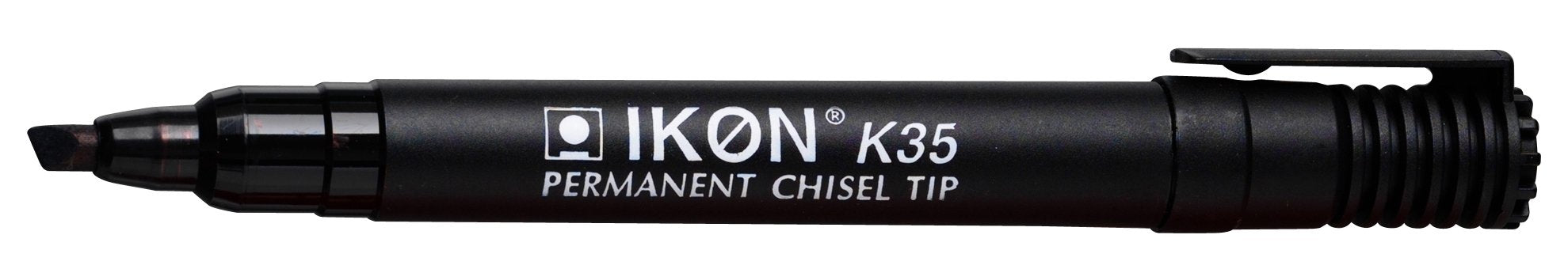 Hainenko Value Chisel Tip Permanent Marker - Black