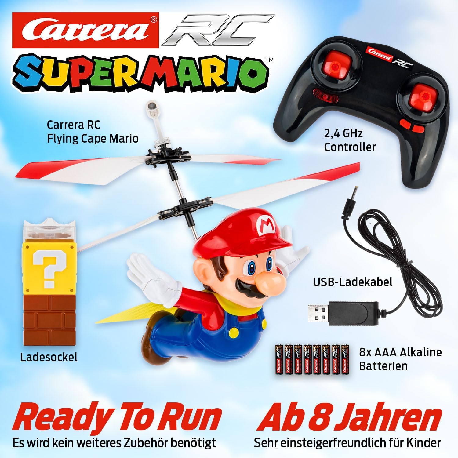 Helicopter RC Carrera: Flying Cape Mario (501032)