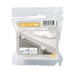 D-Line Cable Clips, Low profile Self-Adhesive Cable Tidy, Cable Management Solution for Holding Phone Chargers & String Lights - 20 x Cable Clips - White