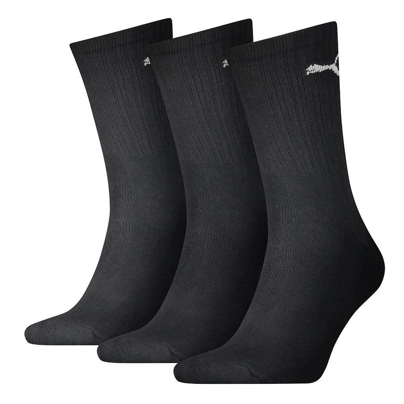 Puma Sports Crew Socks (3 Pairs) 6-8 Black 6-8 Black