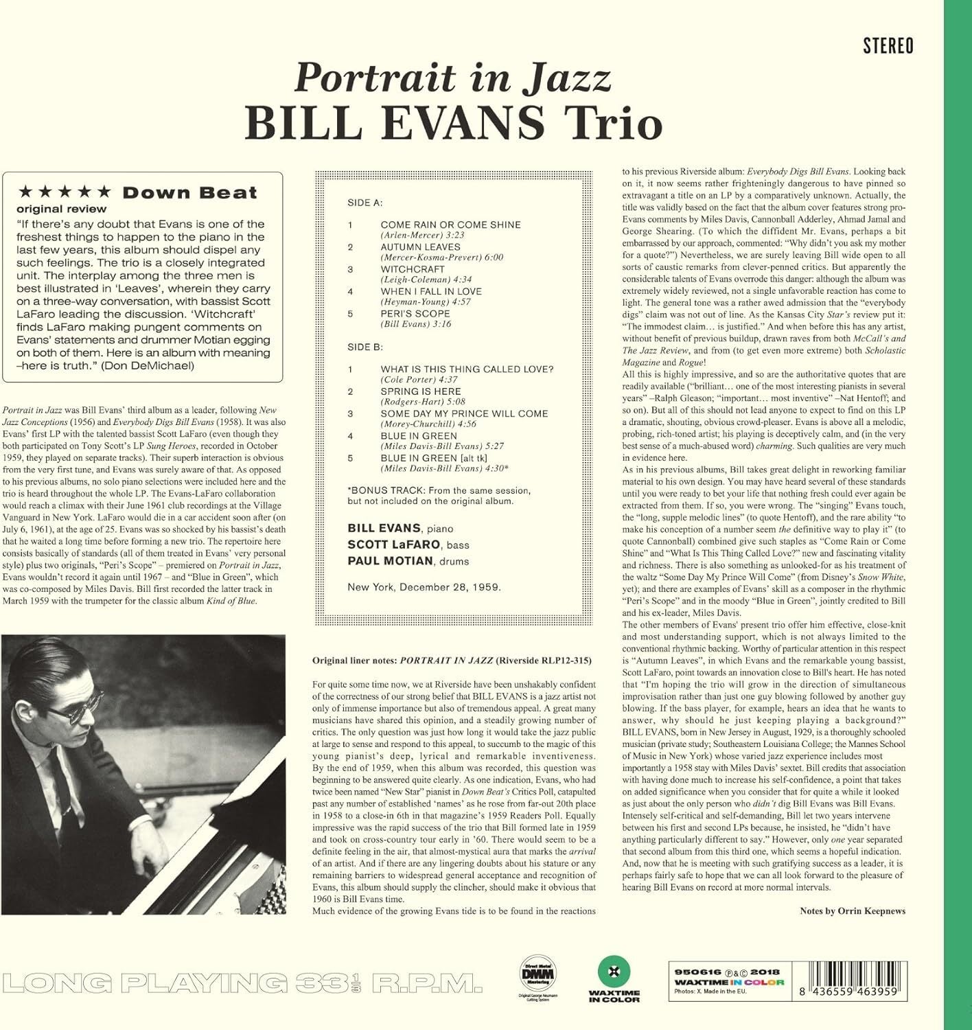 Portrait in Jazz (+1 Bonus Track)