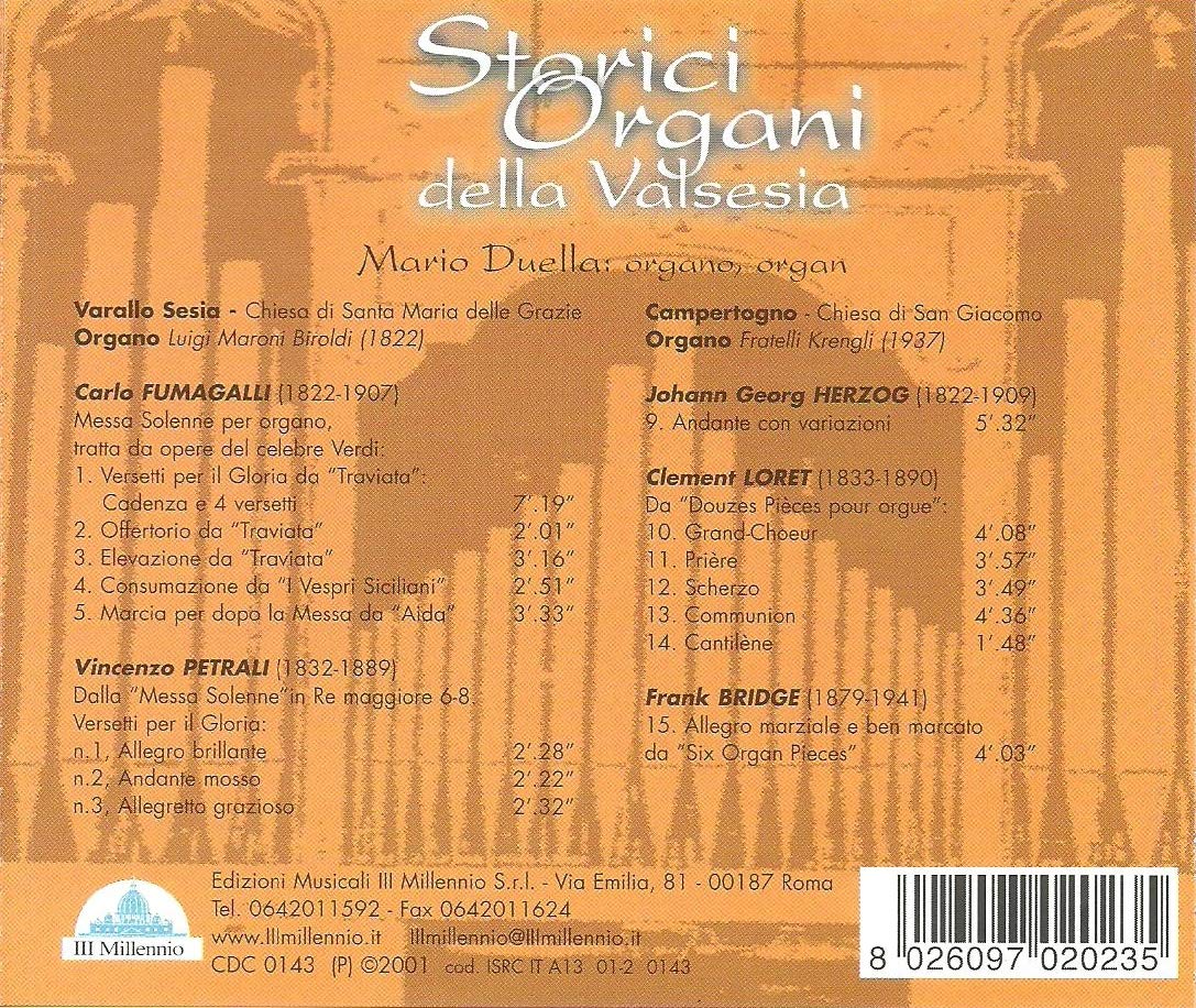 Storici Organi Della Valsesia