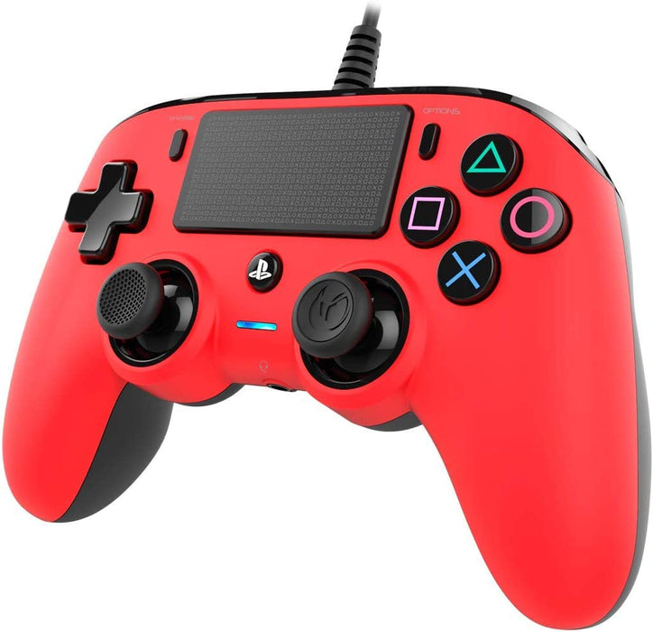 Nacon Wired Compact Controller (Red) (PS4