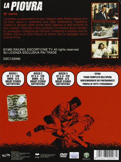la piovra 02 (3 Dvd) Italian Import