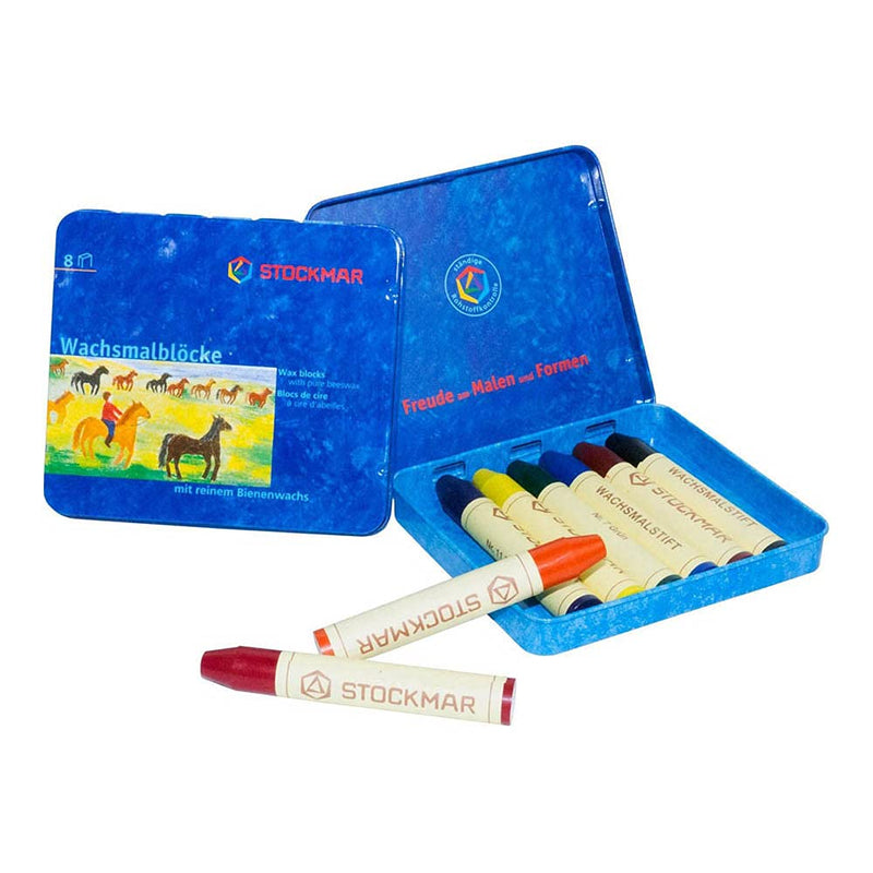 Stockmar Wax Stick Crayons - 8 Colors