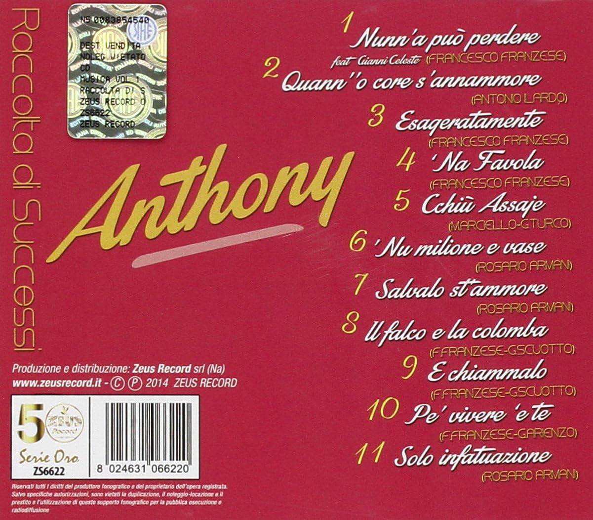 Musica Vol.1 Raccolta Di Successi + 2 Inediti