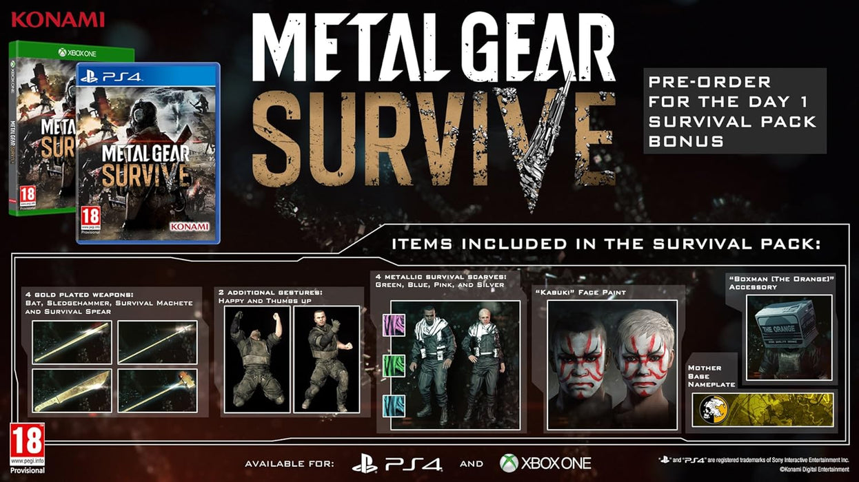 Metal Gear: Survive (Ps4