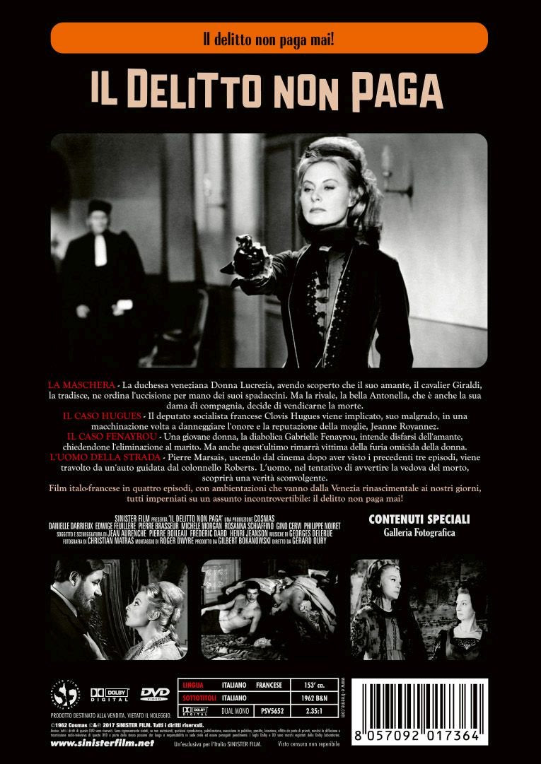 il delitto non paga DVD Italian Import