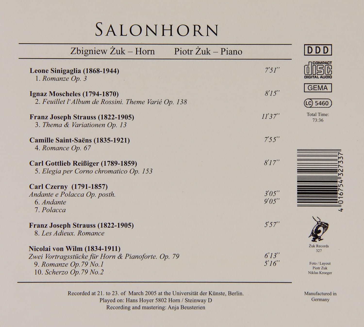 Salonhorn
