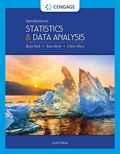 Introduction To Statistics And Data Analysis