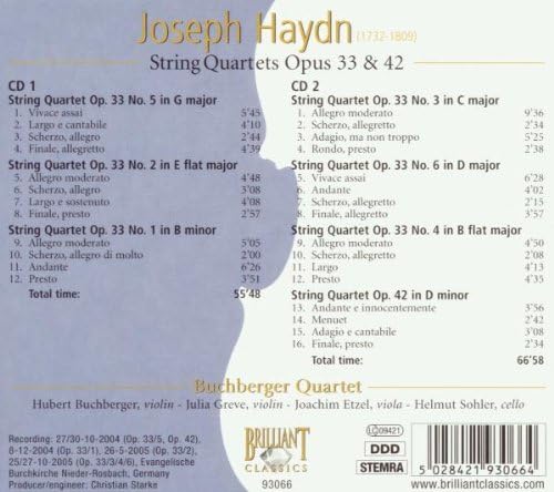 String Quartets Vol. 2 (Buchberger Quartet)