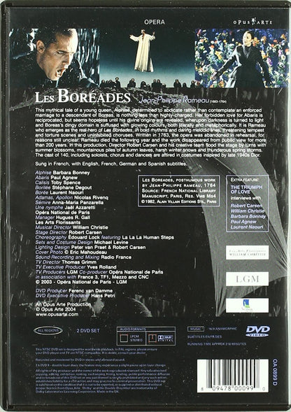 Rameau - Les Boreades / Bonney, Agnew, Spence, Naouri, Panzarella, Degout, Rivenq, Christie, Les Arts Florissants, Paris Opera
