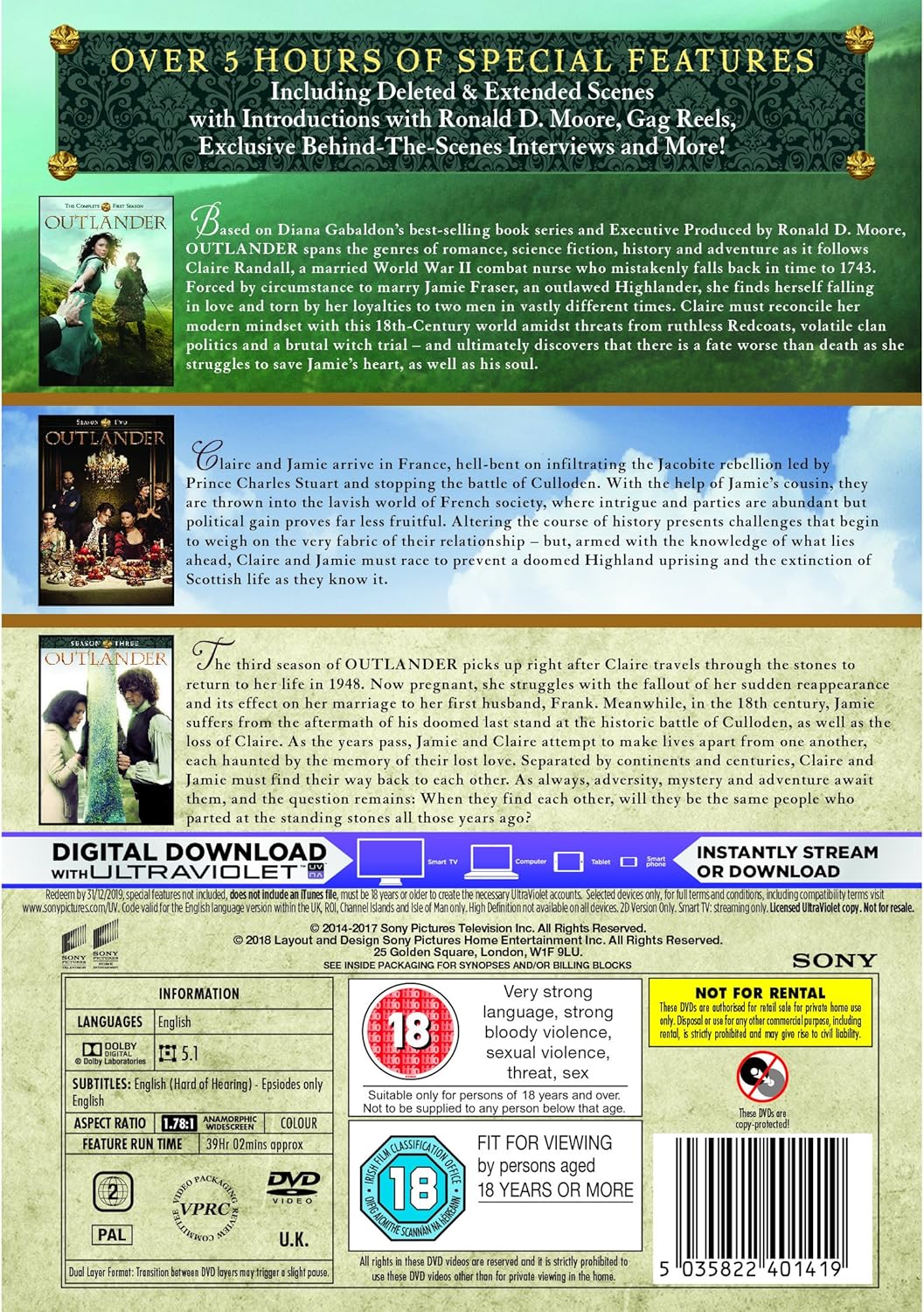 Outlander - Seasons 1-3
