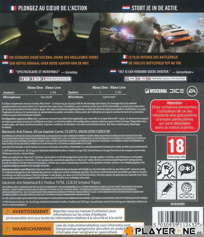 BATTLEFIELD HARDLINE XBOX ONE HF PG FRONTLINE -