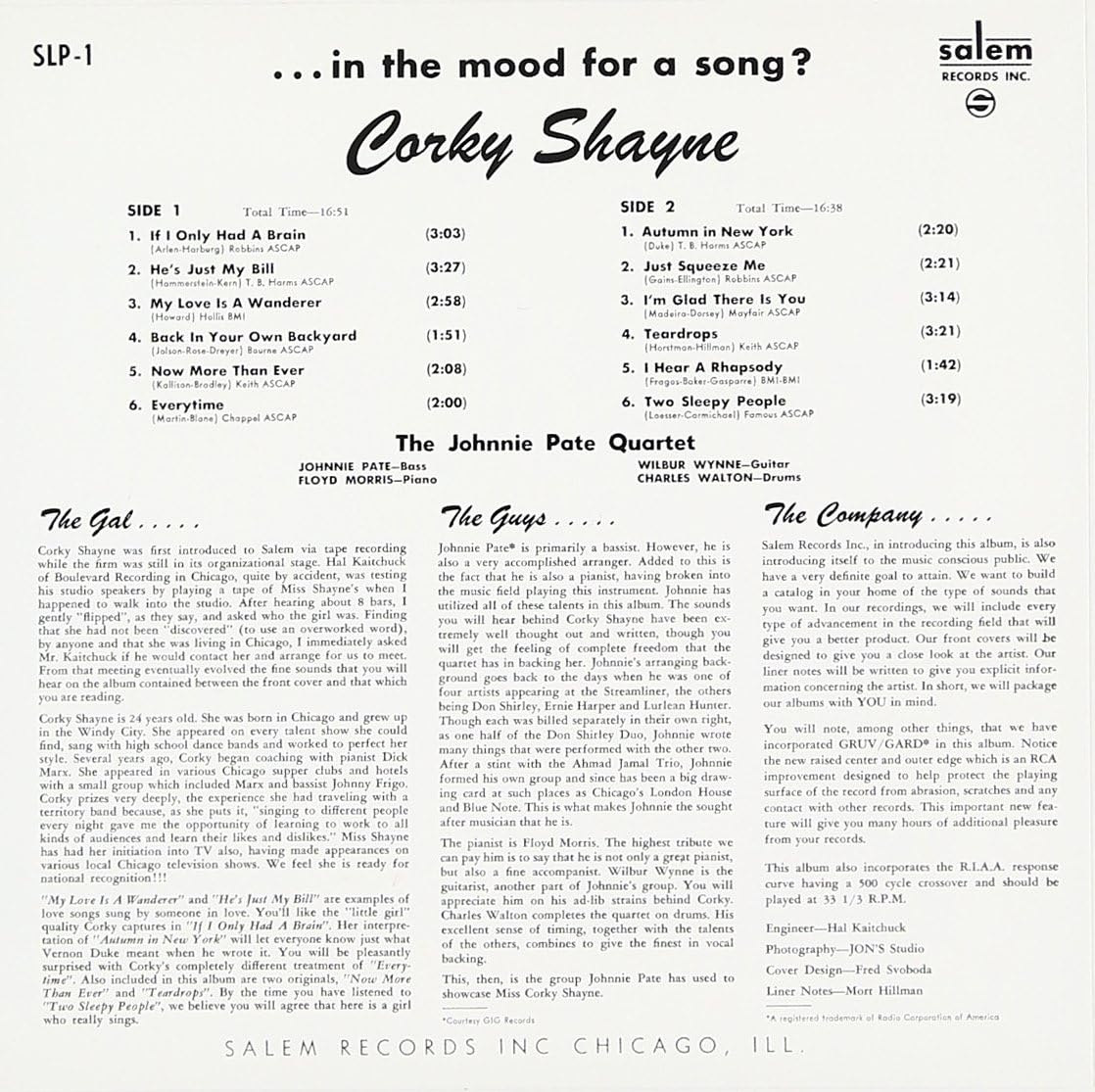 In the Mood for a Song