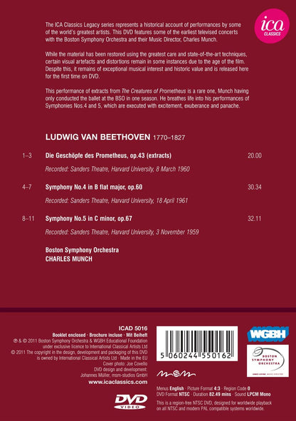 Beethoven: Symphonies 4/ 5 (Creatures Of Prometheus/ Symphonies Nos.4/ 5)