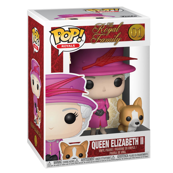 Funko POP! Queen Elizabeth II & Corgi Buddy: Royal Family - Collectable Vinyl Figure - Gift Idea - Official Merchandise - Toys for Kids & Adults - Model Figure for Collectors and Display Standard