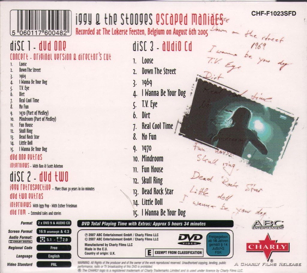 Iggy Pop & The Stooges - Escaped Maniacs