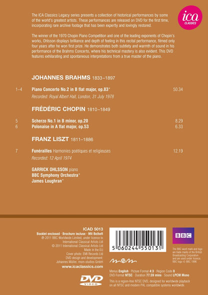 Various: Garrick Ohlsson (Piano Concerto No.2/ Scherzo/ Polonaise/ Funerailles)