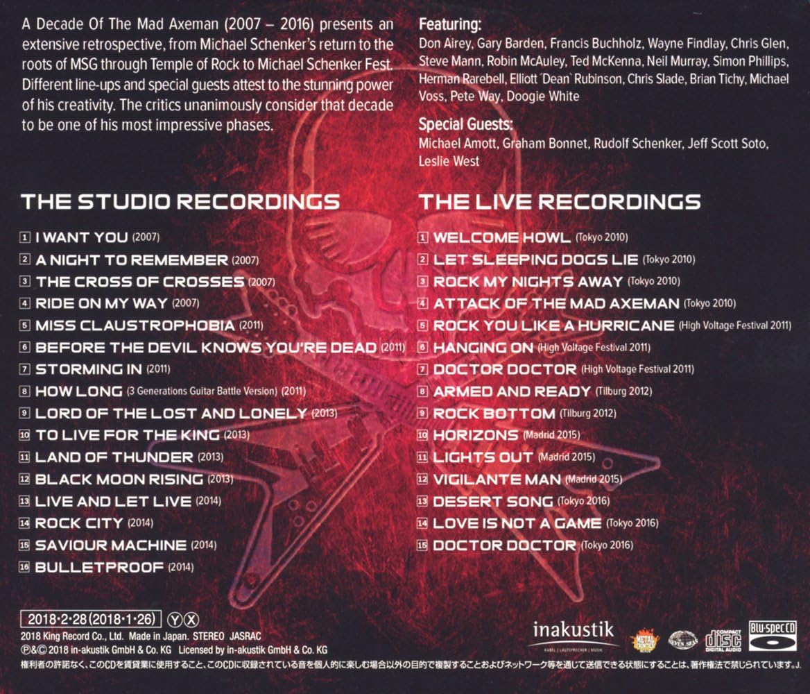 Decade Of The Mad Axeman