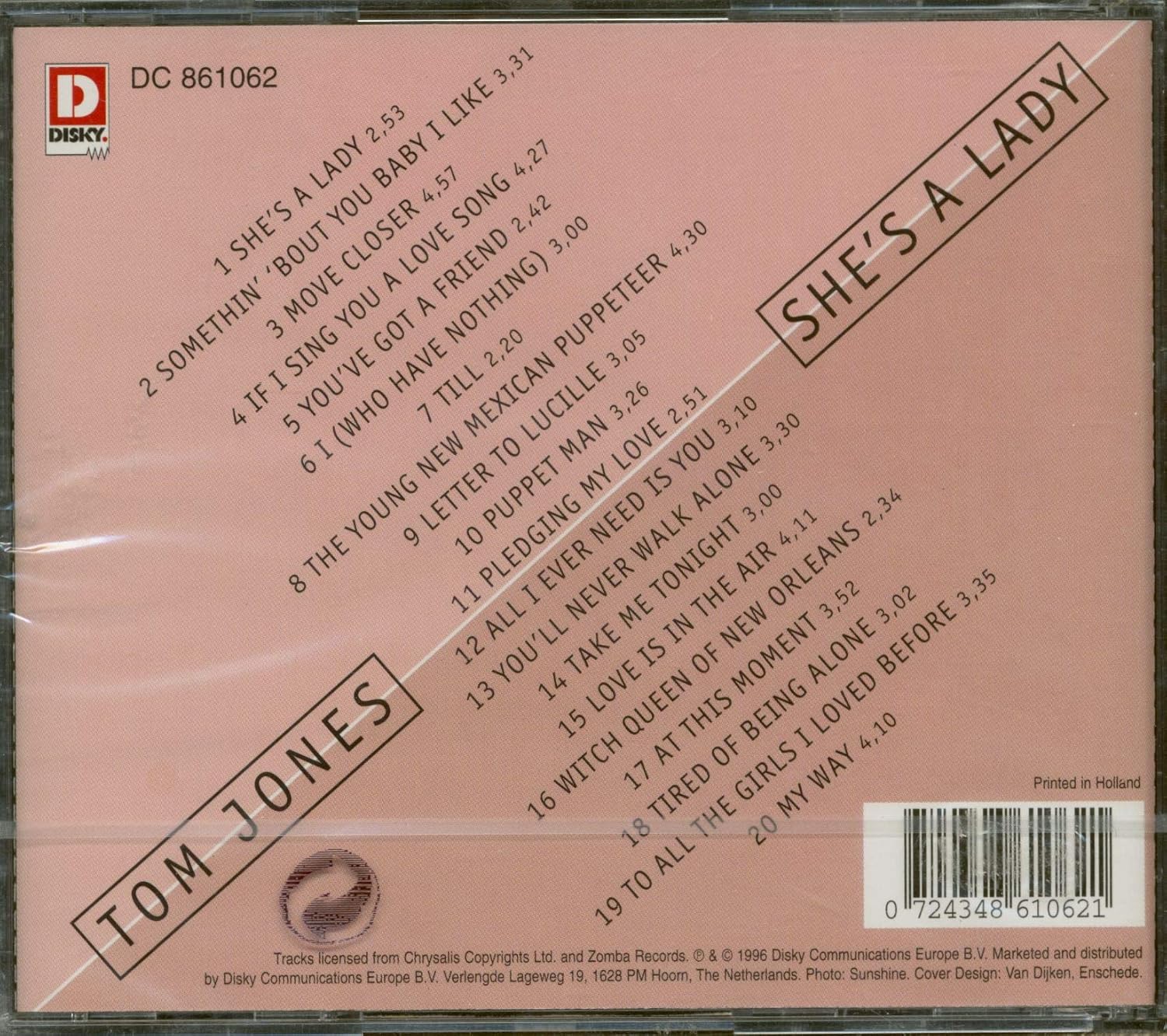 She's A Lady (CD