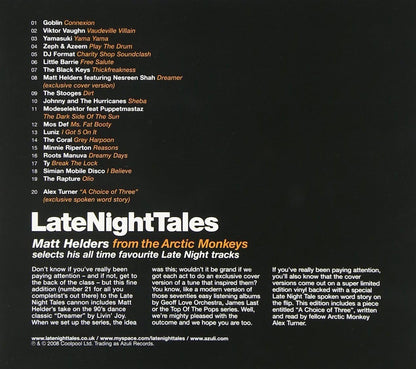 Late Night Tales (Arctic Monkeys